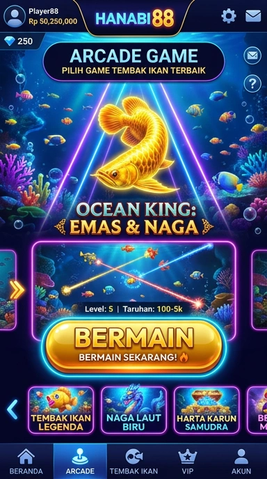 Cuplikan layar menu unduhan hanabi88 untuk perangkat Android